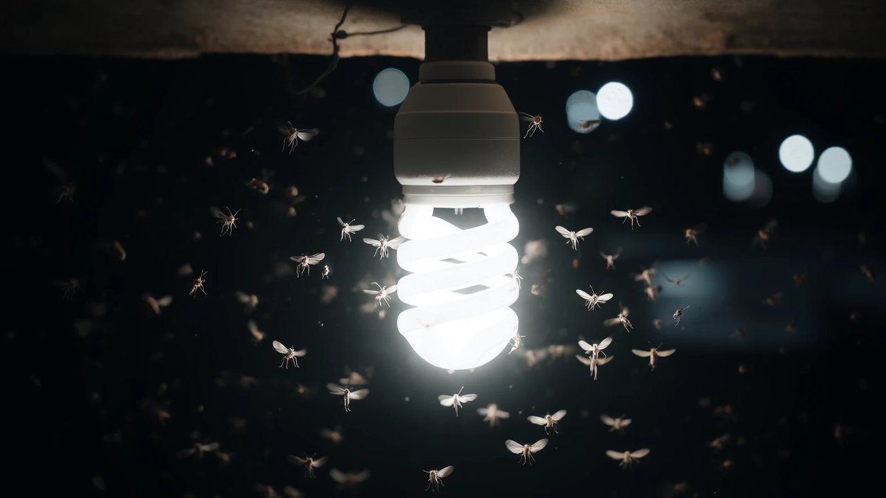 Mengapa Laron Selalu Mengerubungi Lampu Saat Musim Hujan?