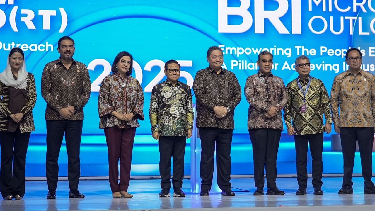 Menko Airlangga Saat Membuka BRI UMKM EXPO(RT) & Microfinance Outlook 2025