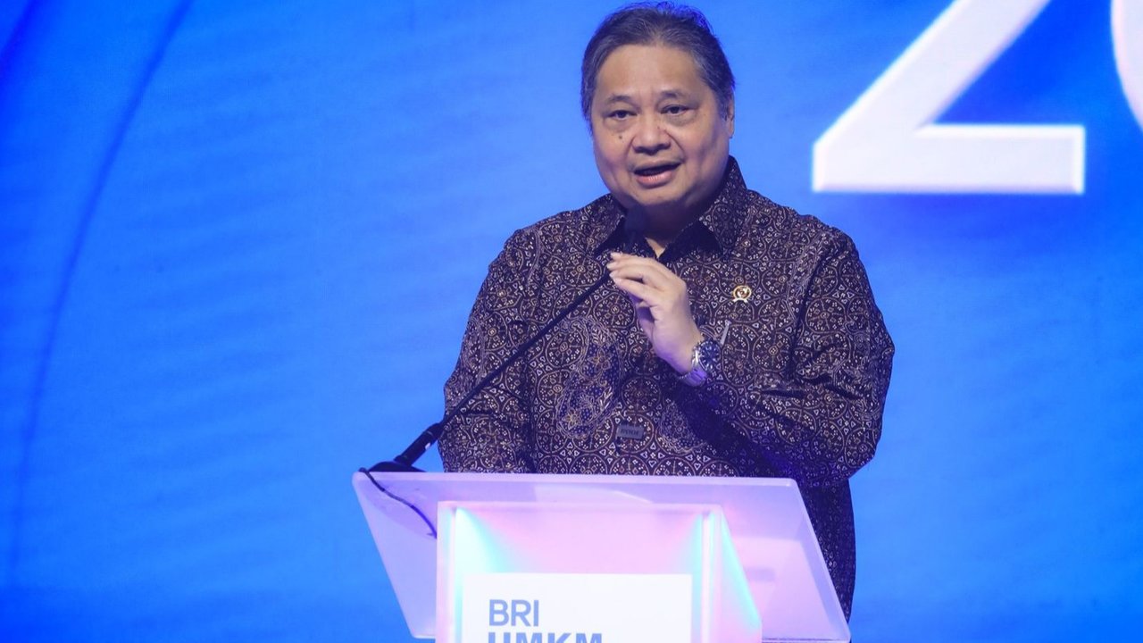 Menko Airlangga Saat Membuka BRI UMKM EXPO(RT) & Microfinance Outlook 2025