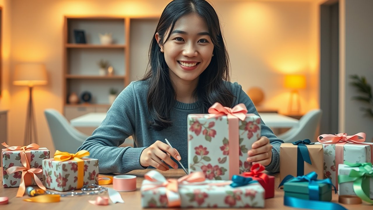 Cara Membungkus Kado