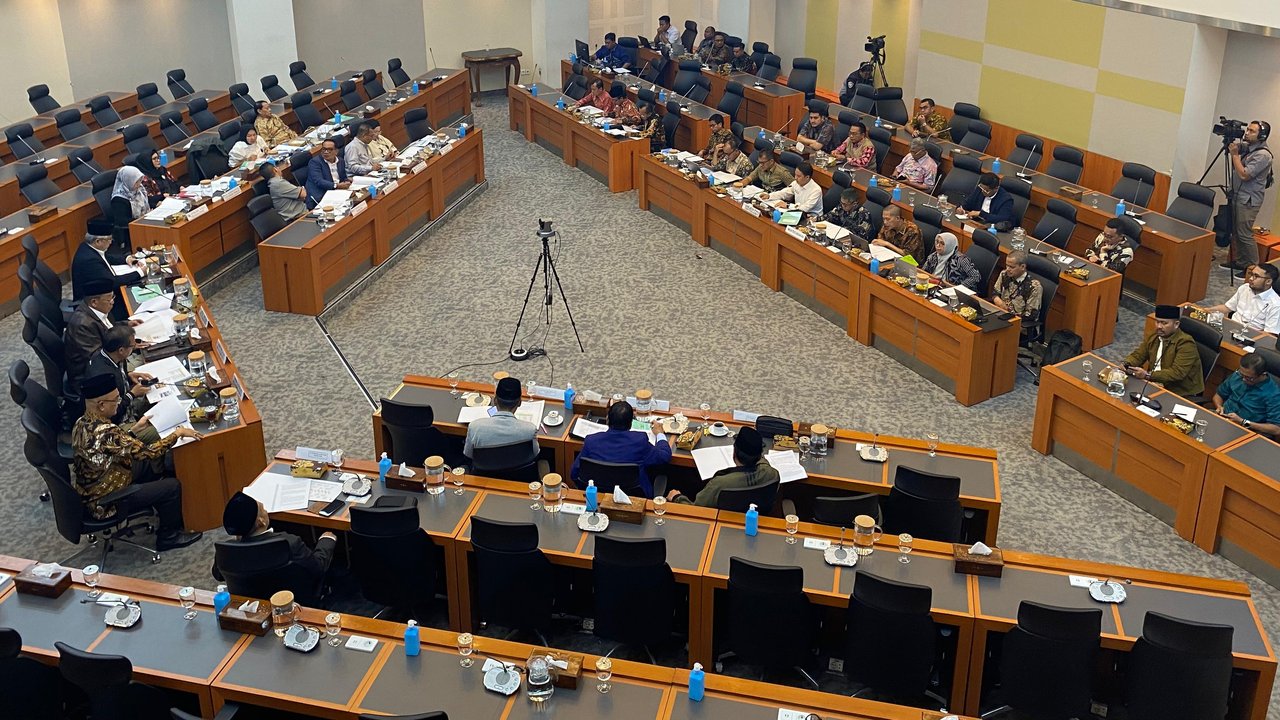 Komisi VIII DPR RI menggelar RDP dengan Kemenag Bahas Biaya Haji