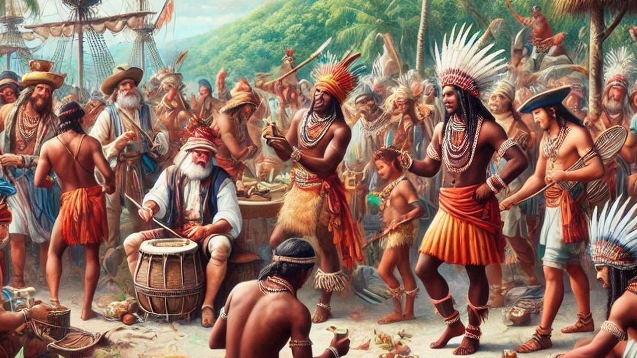 Ilustrasi Suku Indian