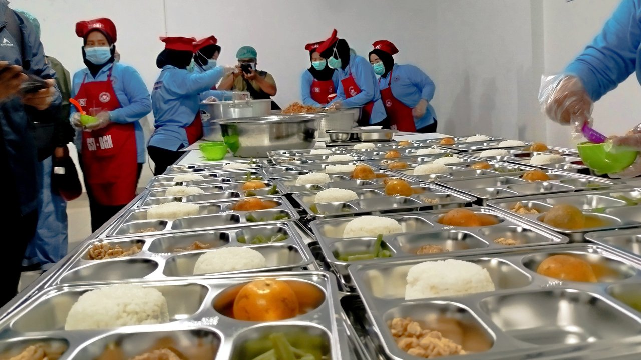 Dapur Makan Bergizi Gratis di Depok