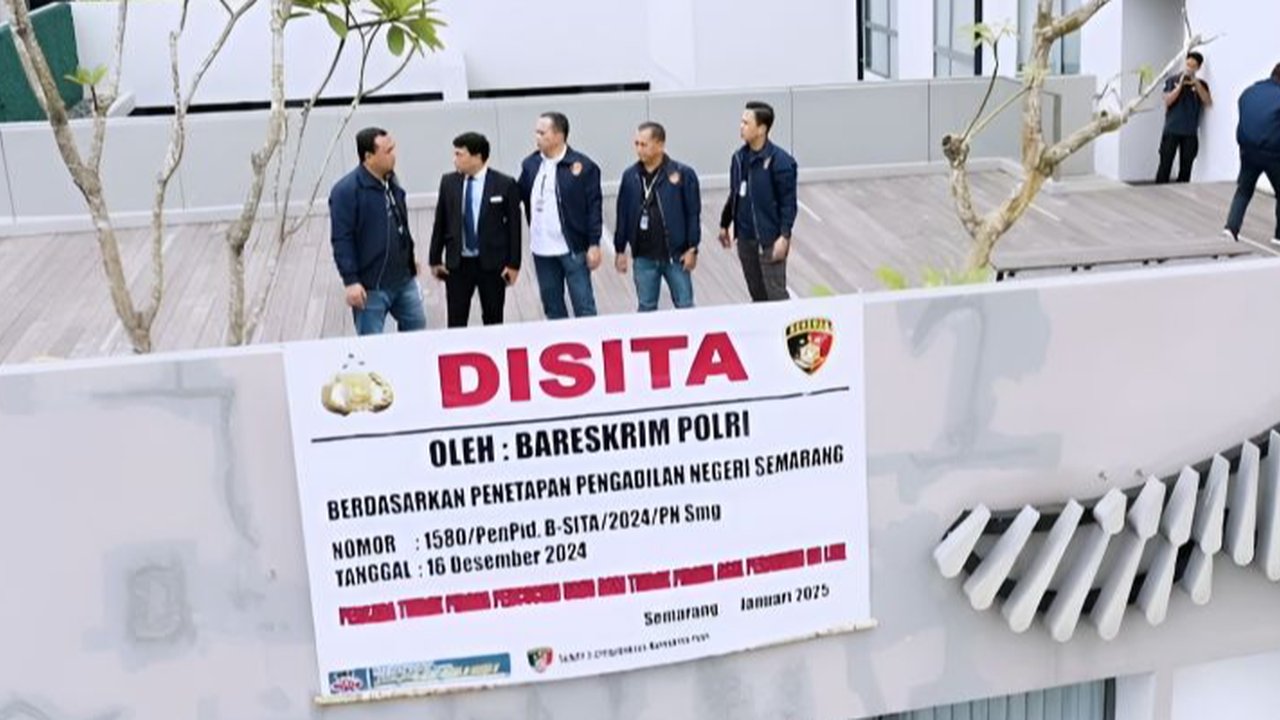 Hotel Arrus Semarang Disita Bareskrim Polri