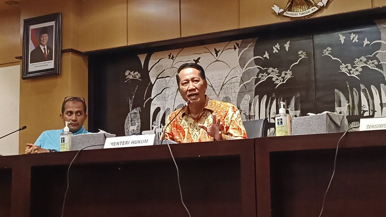 Menteri Hukum Supratman Andi Agtas