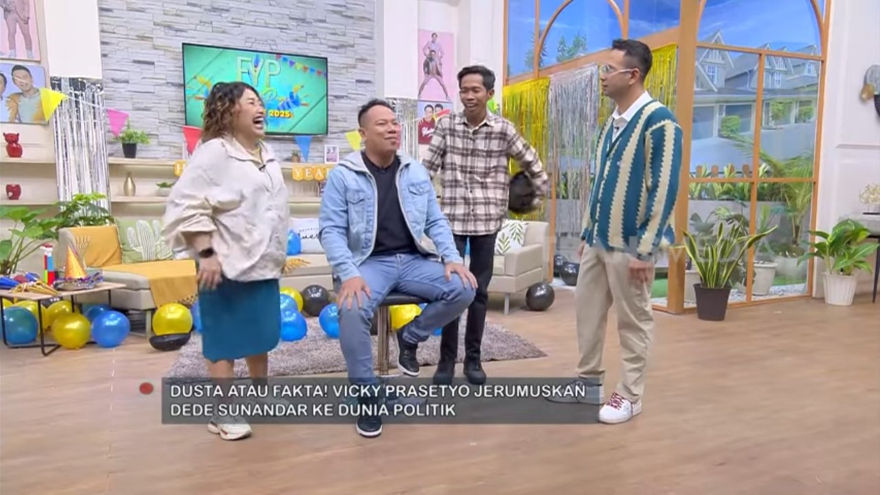 Vicky Prasetyo Blak-blakan Ajak Dede Sunandar Terjun ke Dunia Politik 'Beri Motivasi'