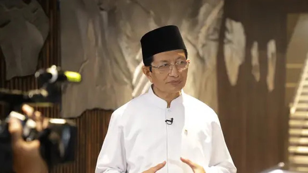 Menag Nasaruddin Umar menyampaikan selaman Natal 2024 dan Tahun Baru 2025. (Foto: Humas Kemenag)