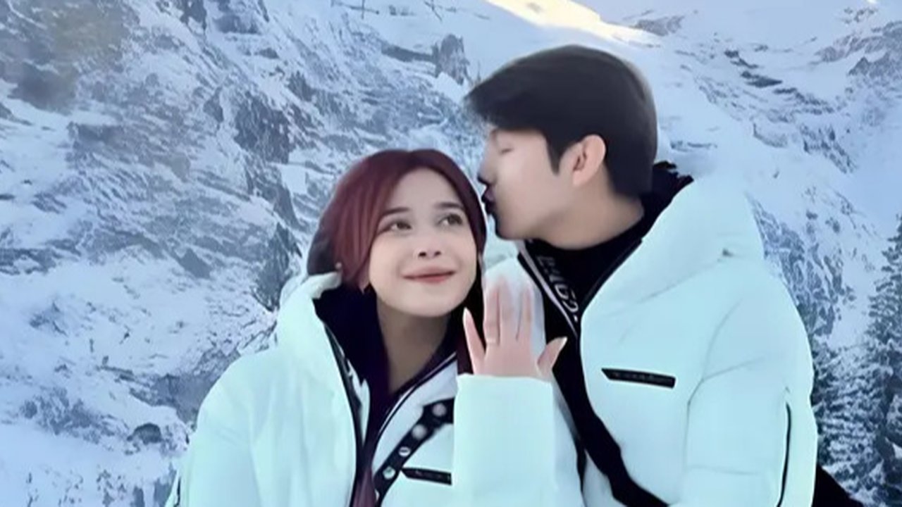 Potret Brisia Jodie Dilamar Alden di Swiss, Romantis Berlatar Gunung Salju (Sumber: Instagram/brisiajodie96)