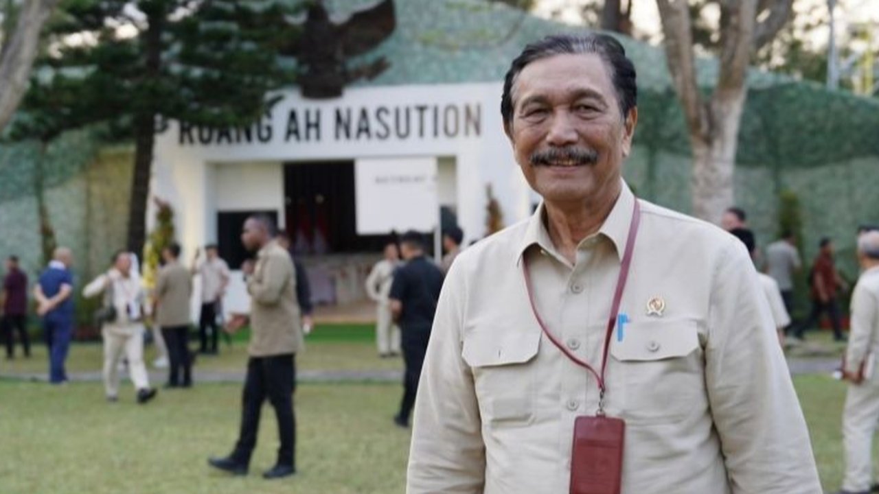 Ketua Dewan Ekonomi Nasional sekaligus Penasihat khusus Presiden di Kabinet Merah Putih (KMP) Luhut Binsar Pandjaitan saat berada di retreat Magelang, Jawa Tengah (@luhutbinsar.pandjaitan)
