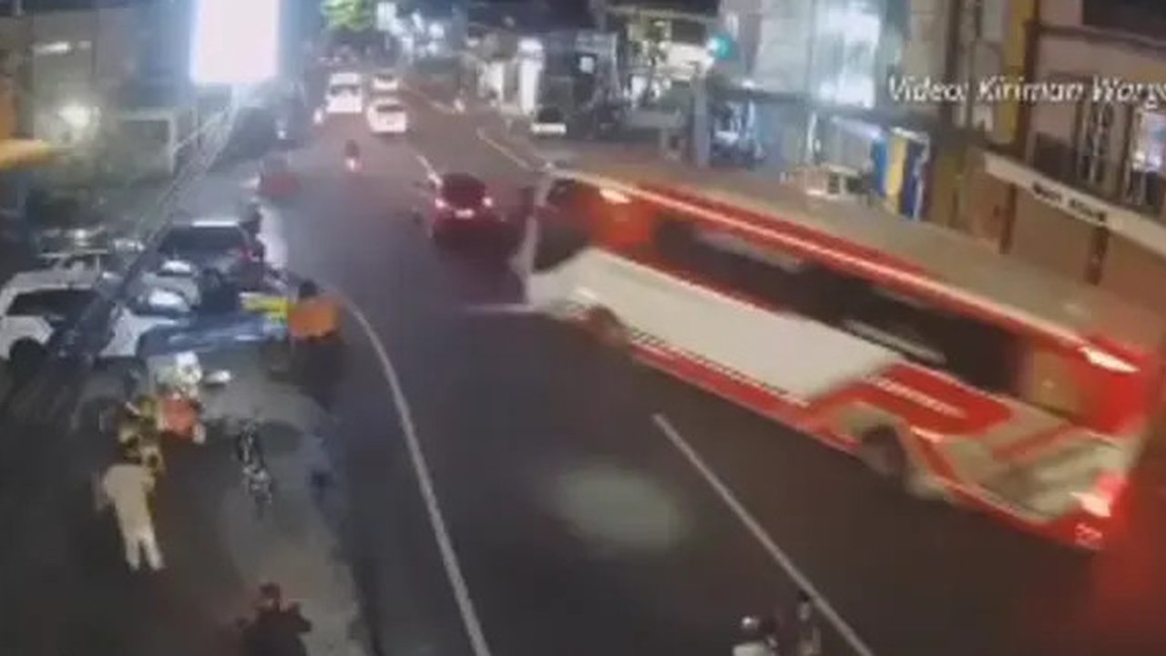 Kecelakaan bus pariwisata di Kota Batu