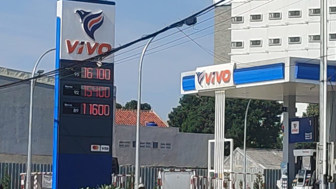 Harga BBM di SPBU Vivo Naik Mulai 1 Oktober 2025