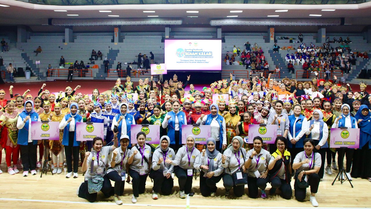 Peringati HUT Ke-58, Perwosi Gelar Lomba Senam Nasional Kreasi 2025