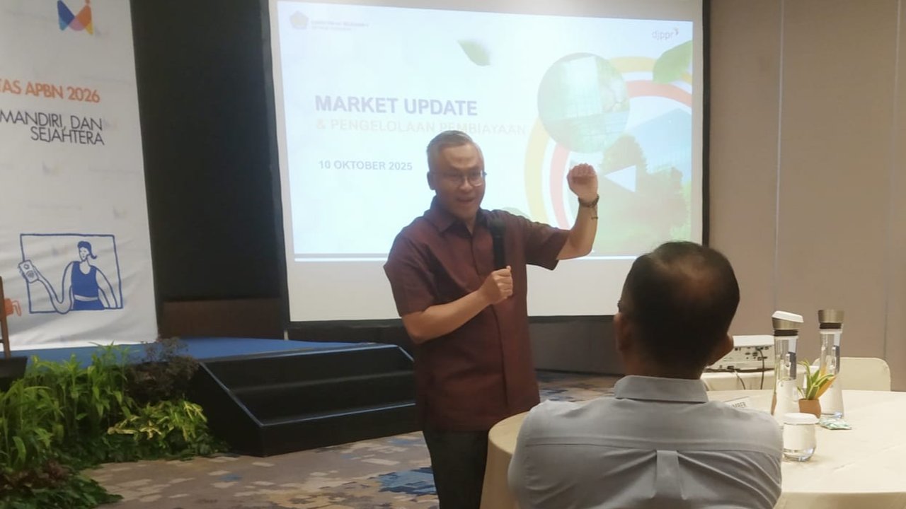 Direktur Jenderal Pengelolaan Pembiayaan dan Risiko Kementerian Keuangan Suminto