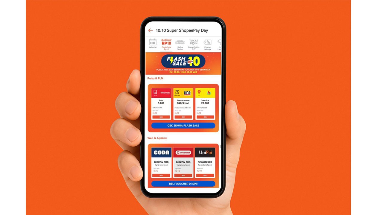 Ilustrasi promo tanggal kembar.