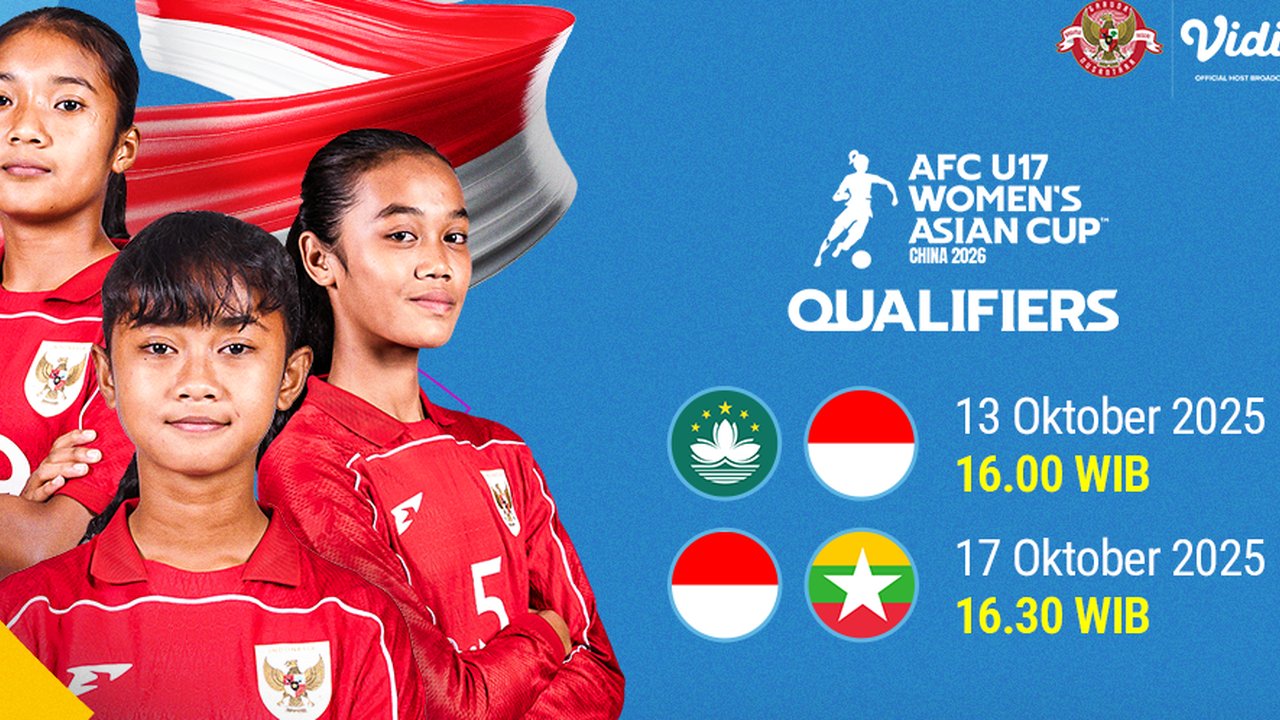 Simak Jadwal Lengkap Timnas Putri Indonesia U-17 di Kualifikasi AFC U-17 Asian Cup 2026, Nonton di Vidio