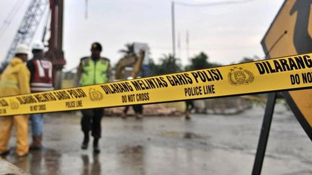 ilustrasi garis polisi (Merdeka.com)
