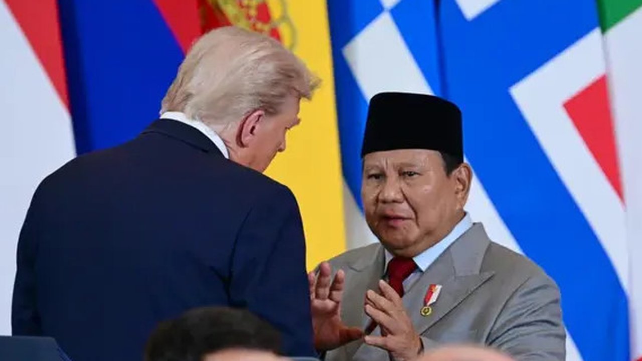 Momen akrab Presiden Prabowo dan Donald Trump (Dok: Biro Pers)