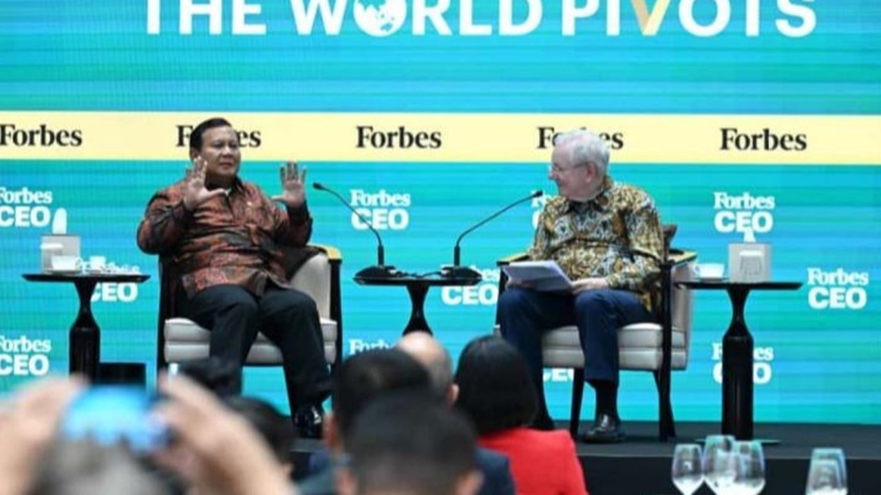 VIDEO: Depan Steve Forbes, Prabowo Cerita Kerahkan TNI Bantu Jaksa Agung 'Perangi' Sawit Ilegal
