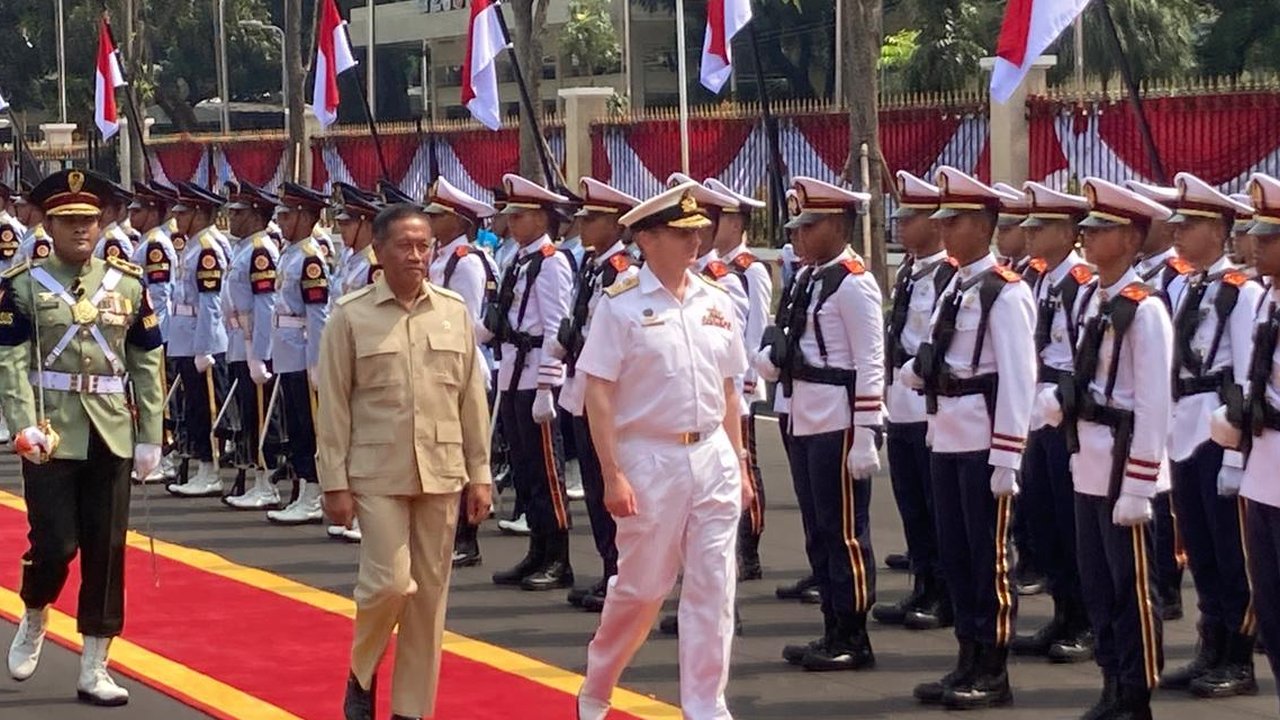 Menhan RI Terima Panglima Militer Australia, Perkuat Kerja Sama Pertahanan Bilateral