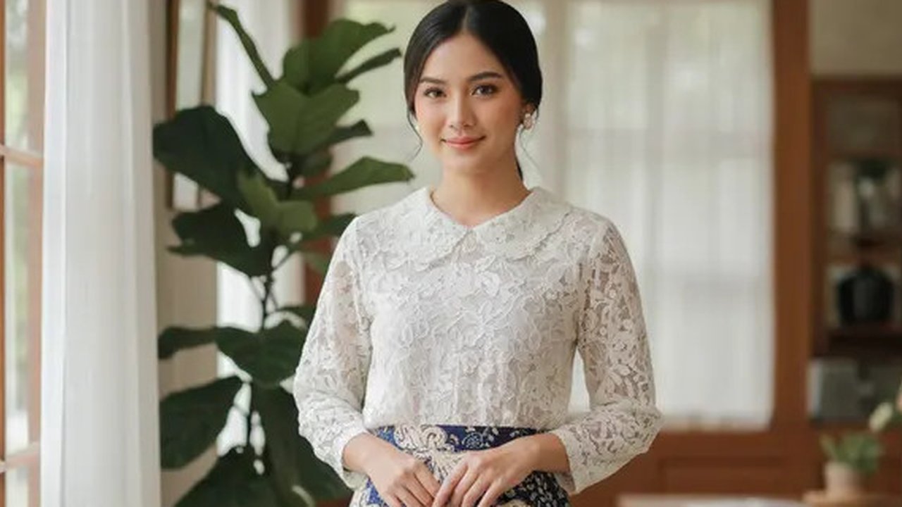 Model Baju yang Cocok dengan Rok Batik Midi (created by AI)