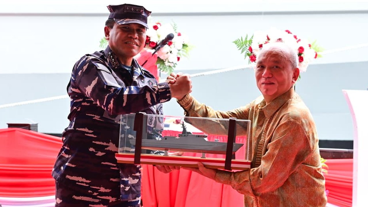 Bangga! TNI AL Luncurkan KRI Belati-622, Kapal Cepat Rudal Karya Anak Negeri