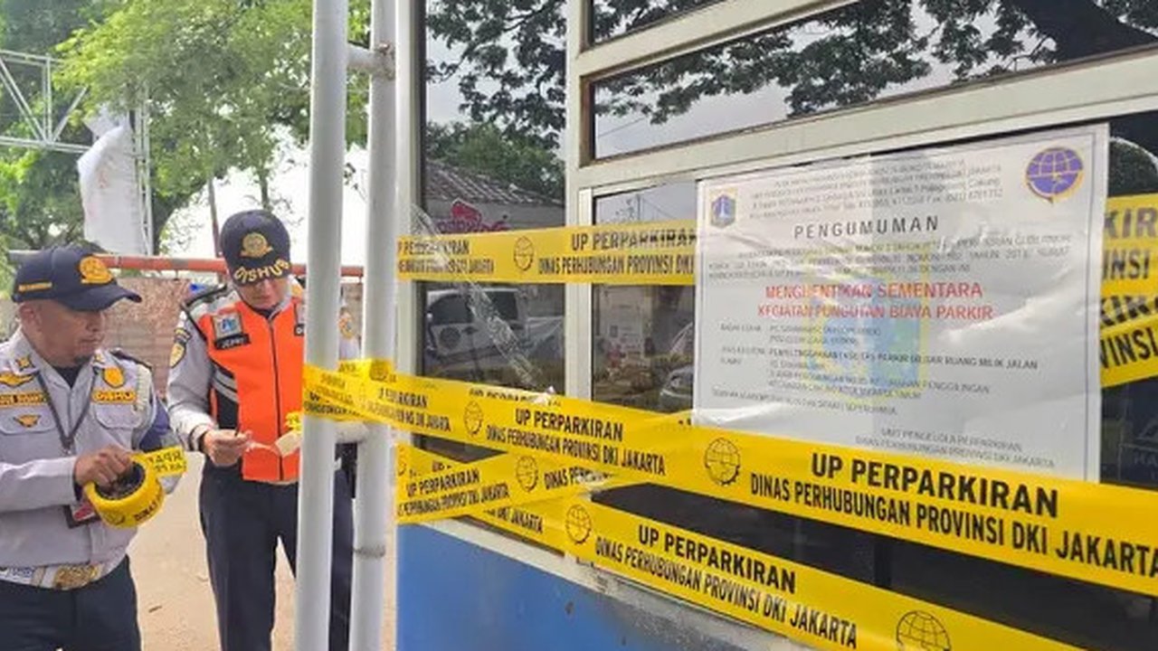 Dinas Perhubungan (Dishub) DKI Jakarta melalui Unit Pengelola Perparkiran (UPP) menyegel lokasi parkir ilegal di ibu kota (Istimewa)