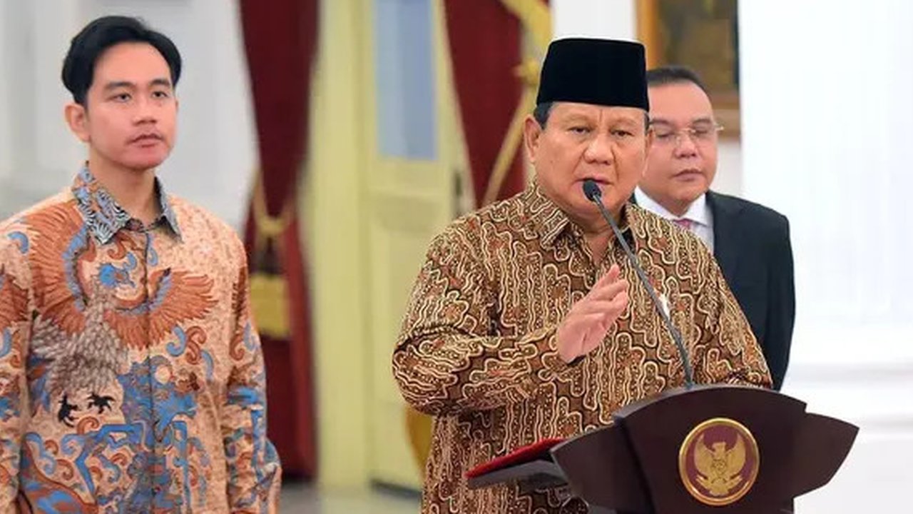 Presiden Prabowo Subianto dan Wakil Presiden Gibran Rakabuming Raka