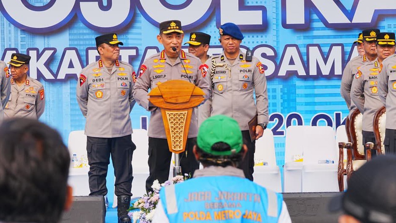 Hadiri Apel Ojol Kamtibmas, Kapolri Ajak Bersinergi Jaga Kamtibmas