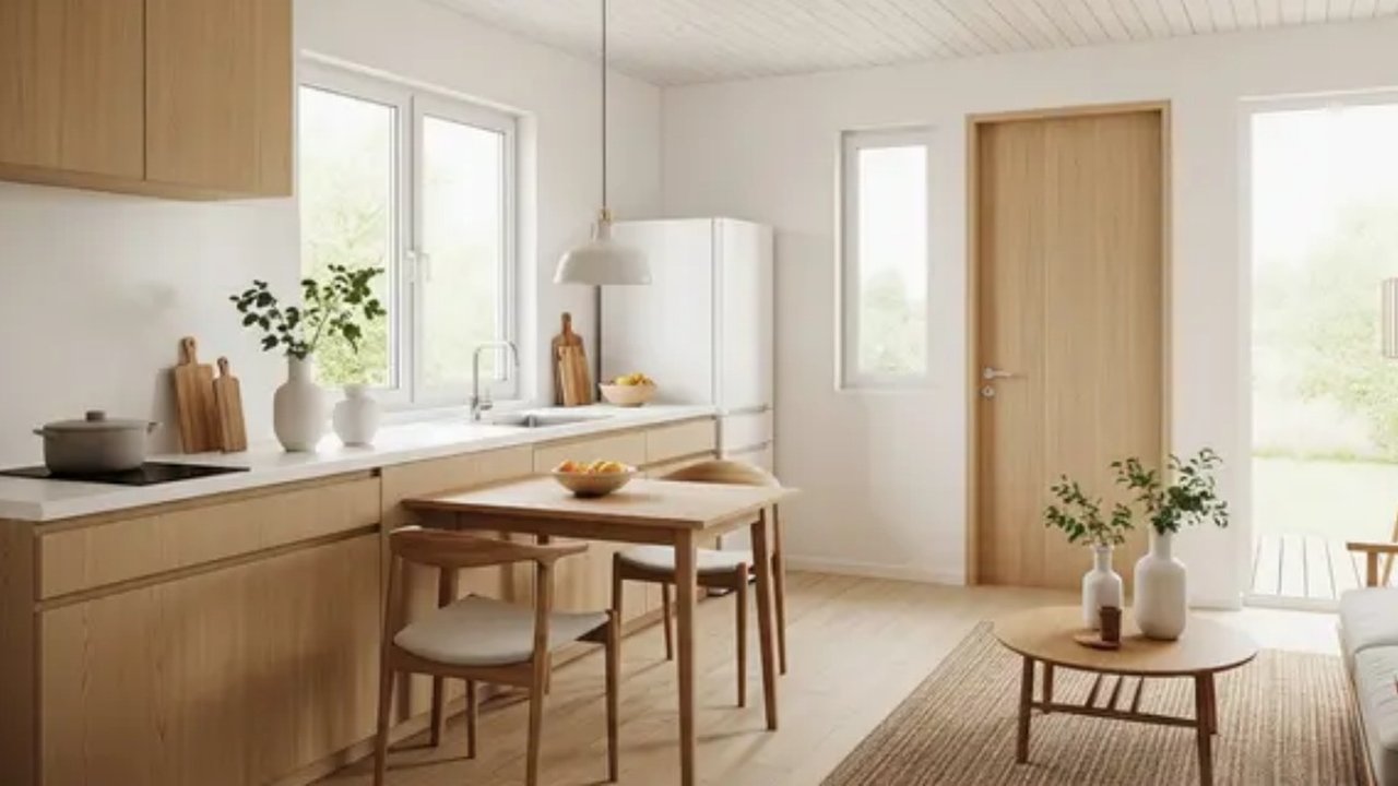 Dapur Minimalis dan Ruang Tamu