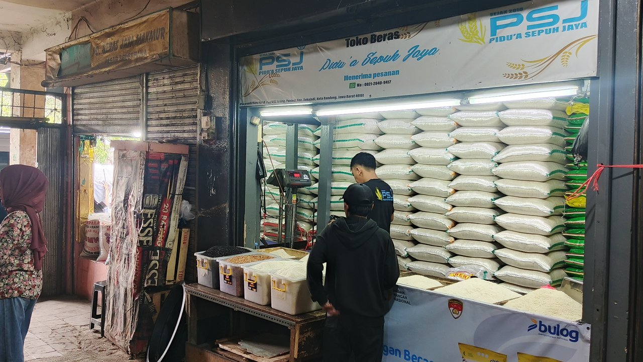 Harga Beras di Pasar Bandung Masih di atas HET, Satgas Polda Jabar Lakukan Pengecekan