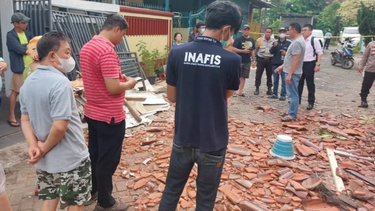 Ledakan Tabung gas di Cengkareng Barat, pada Rabu (15/10/2025)