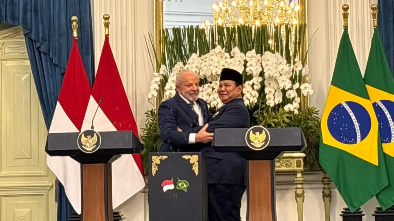 VIDEO: Prabowo Kaget Angka Keberuntungan Kembar dengan Presiden Brasil Lula