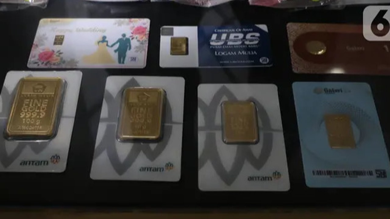 Harga Emas Pegadaian Hari Ini: Logam Mulia UBS-Galeri24 Turun, Antam Tak Ditampilkan
