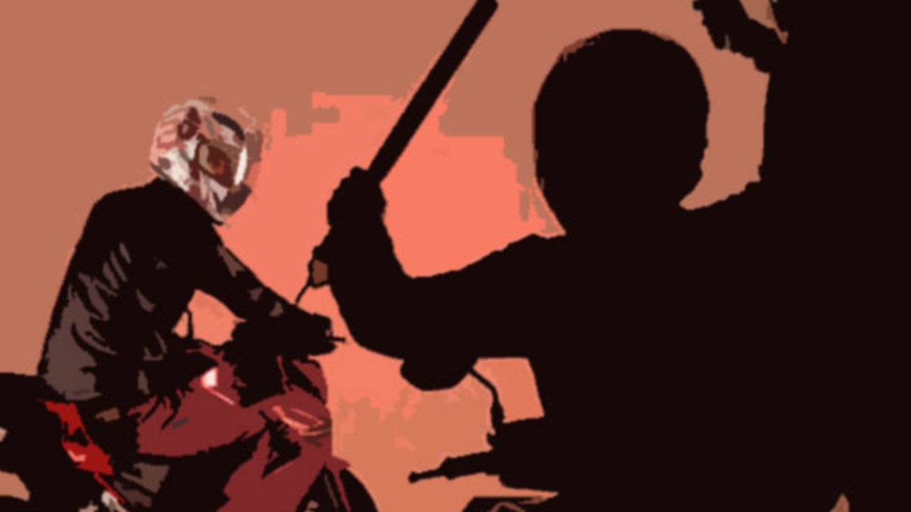 Ilustrasi Begal Motor