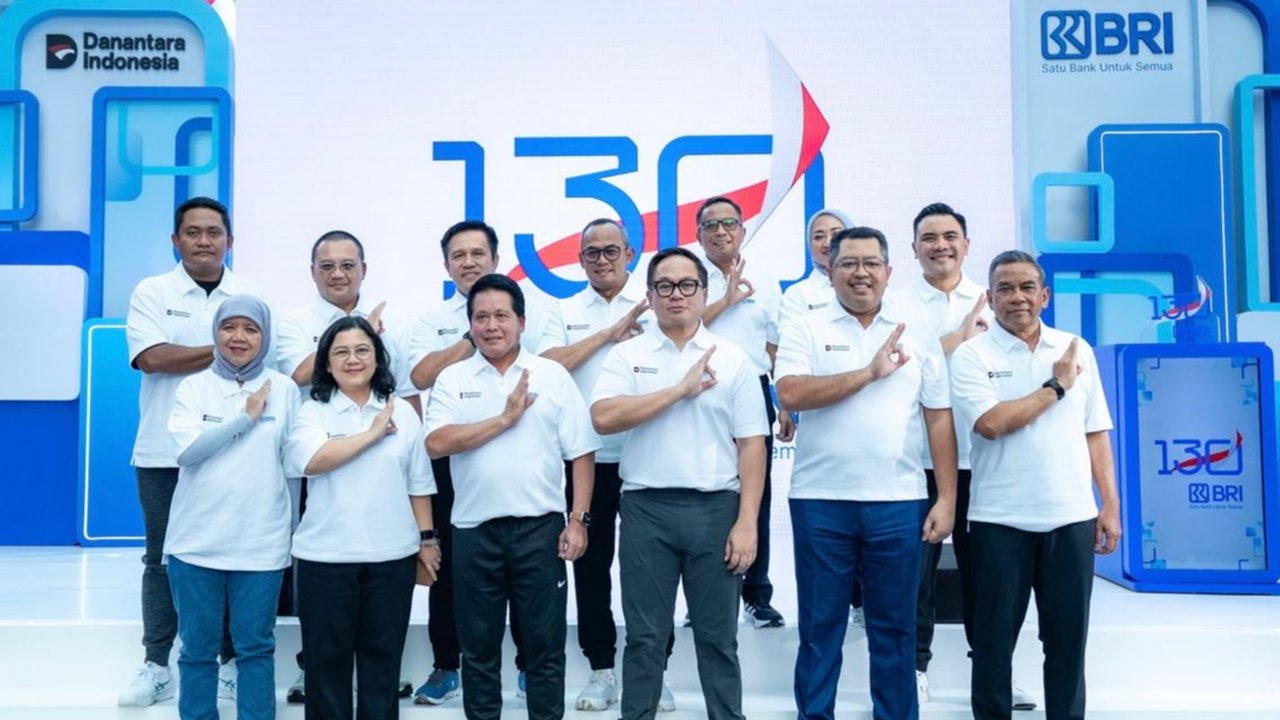 Luncurkan Logo HUT Ke-130, BRI Angkat Tema 'Satu Bank Untuk Semua'