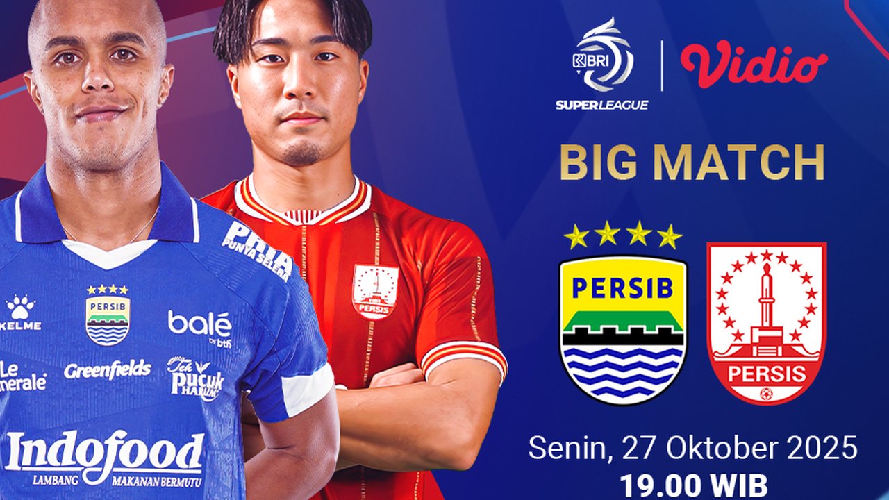 Nonton BRI Super League 2025/26: Persib Bandung vs Persis Solo Tayang Eksklusif di Vidio