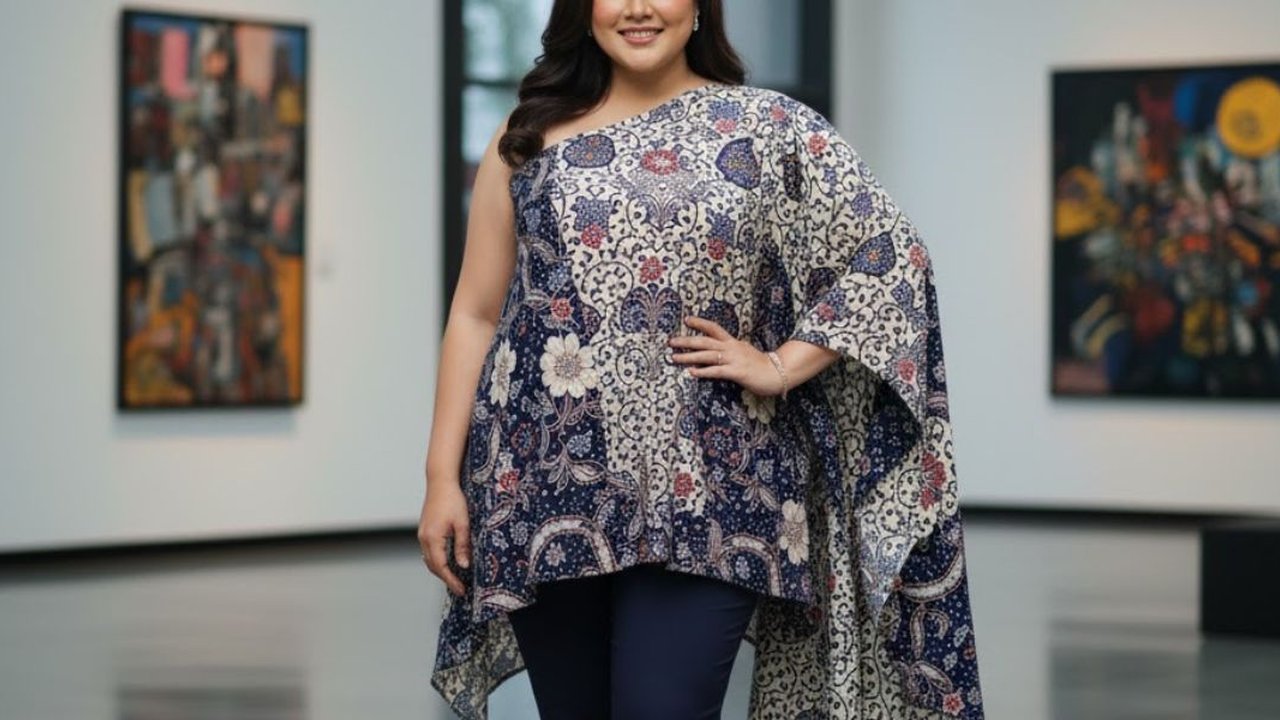 Ilustrasi Atasan Batik