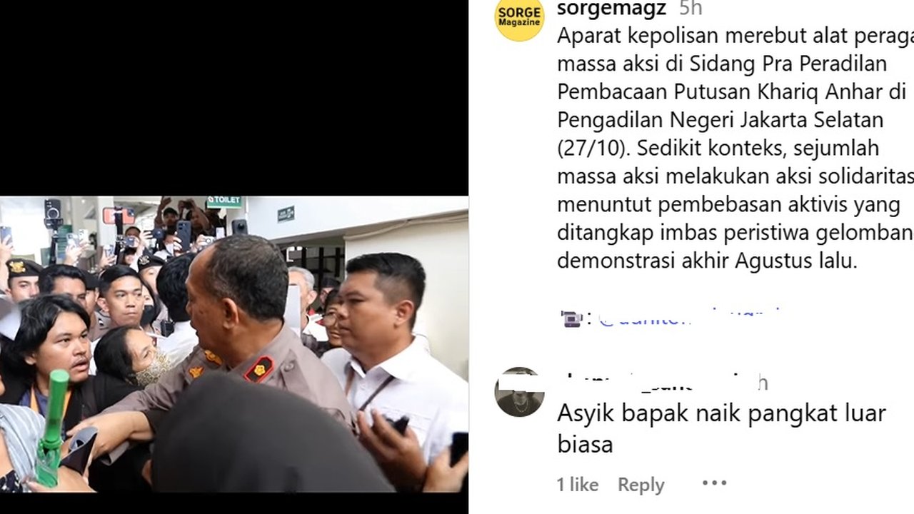 Viral Kericuhan di Luar Ruang Sidang Praperadilan Delpedro Cs, Ada Polisi Diprotes Massa Ternyata Ini Sosok dan Penyebab Ricuh