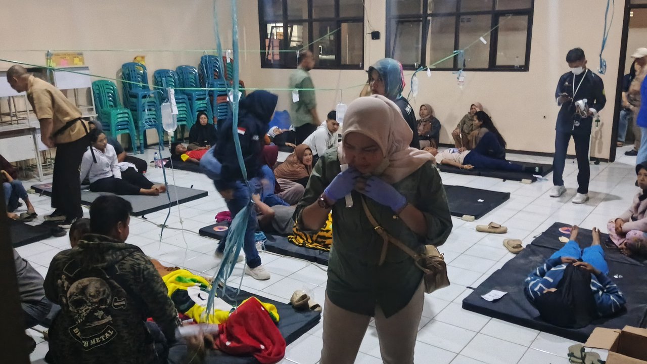 Pasien Keracunan MBG di Cisarua Bandung Barat 502 Orang