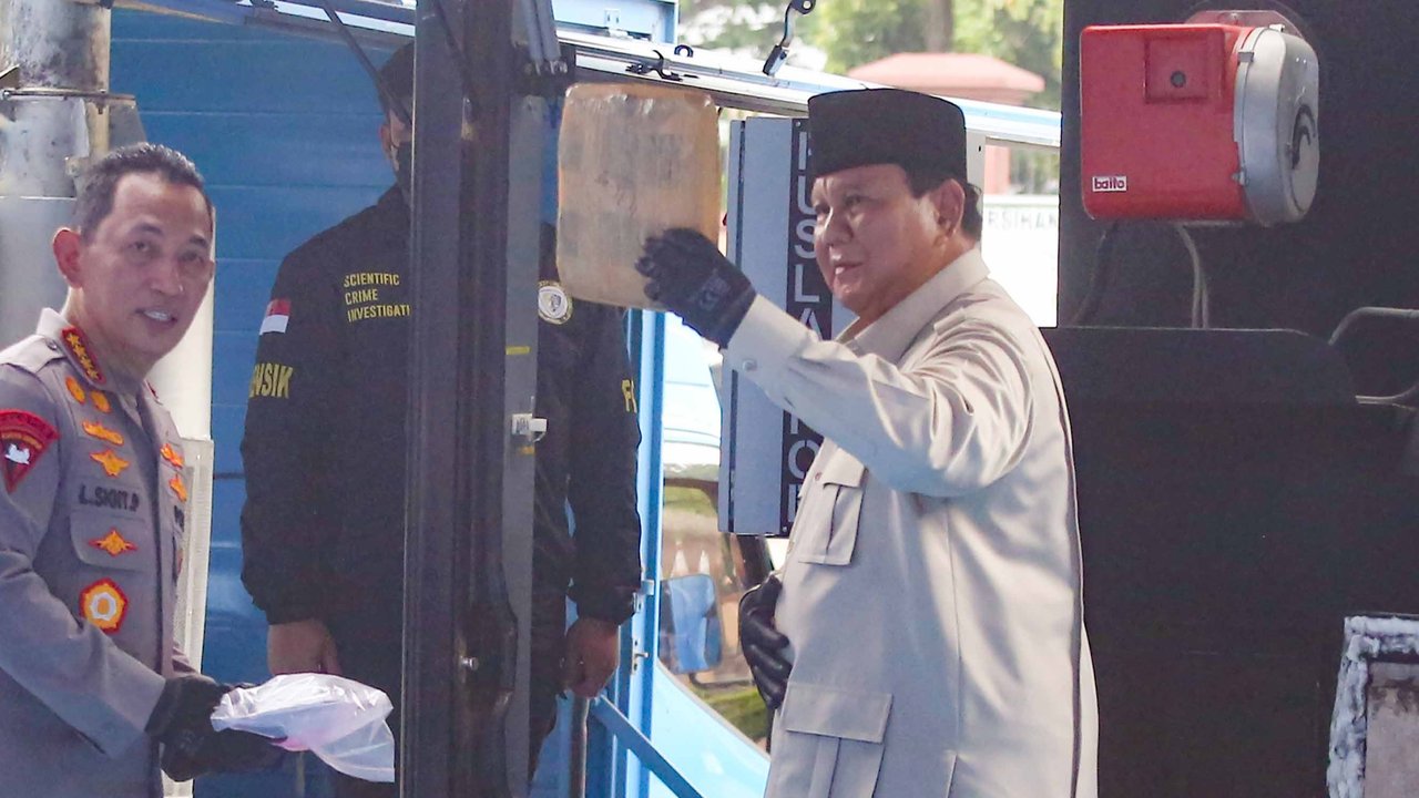 Prabowo sebut Negara Barat Heran Polisi Indonesia Ikut Urusi Pangan