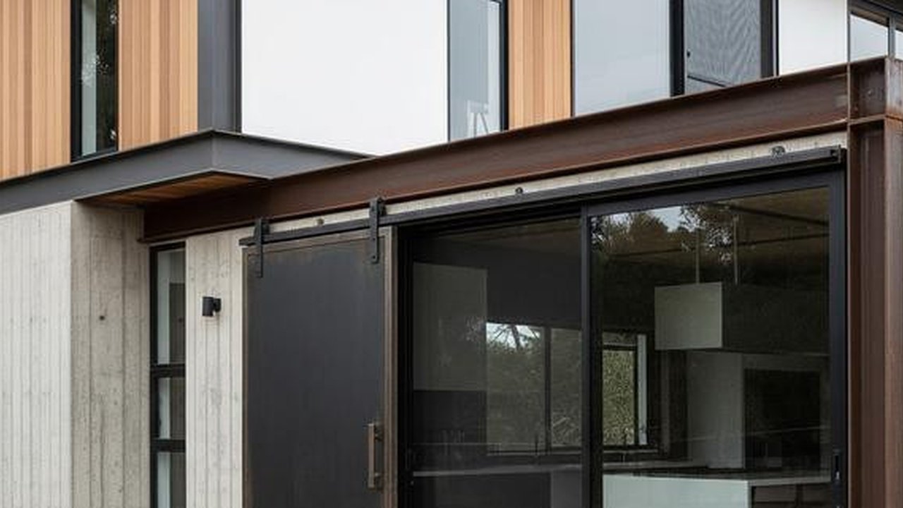 Gambar Rumah Minimalis dengan Pintu Anti Ular yang Estetik (Image by Gemini AI)