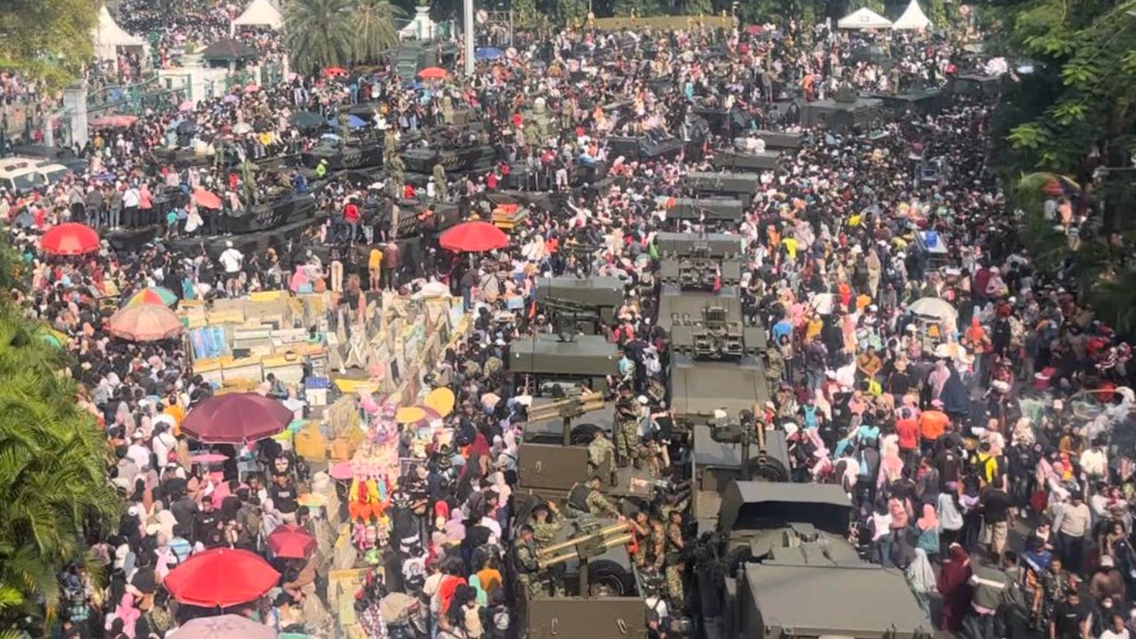 HUT TNI ke-80, Begini Kondisi Terbaru Lalu Lintas di Monas