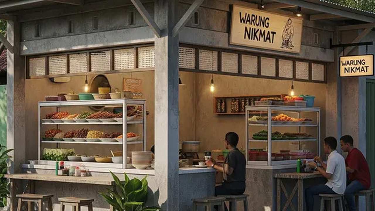 Desain Warung dari GRC. (Foto: Gemini AI)