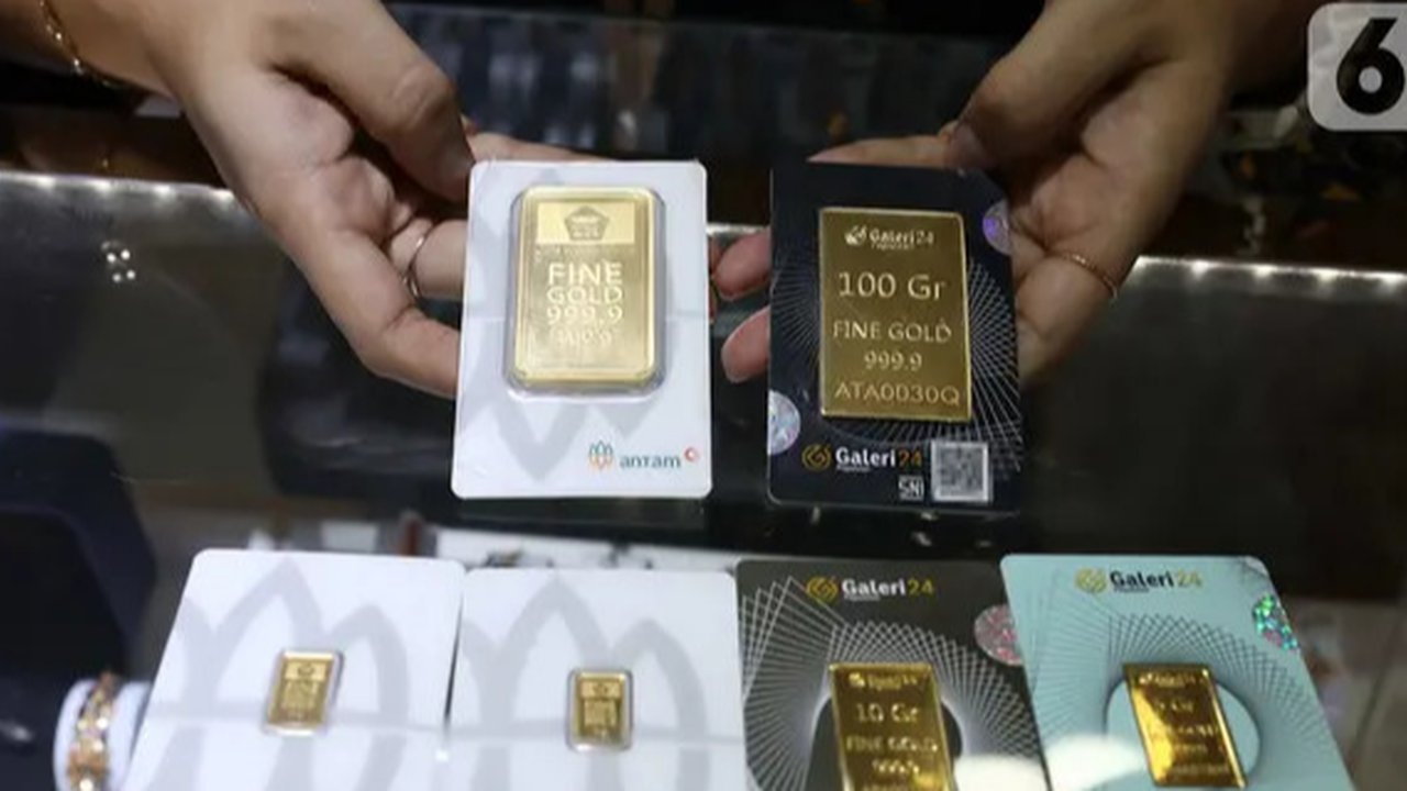 Kemarin Naik, Berapa Harga Emas di Pegadaian Hari Ini?