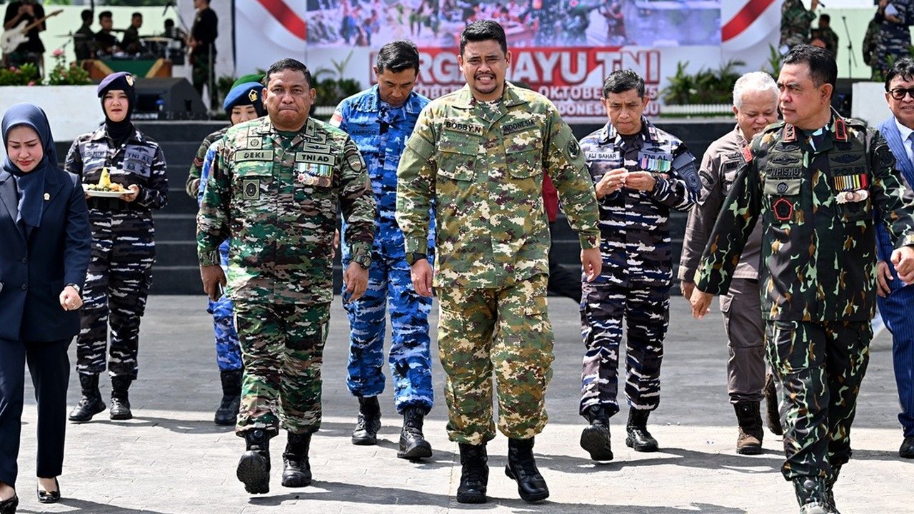 Gubernur Sumut Bobby Nasution Sebut TNI Berkontribusi Besar Jaga Kondusivitas