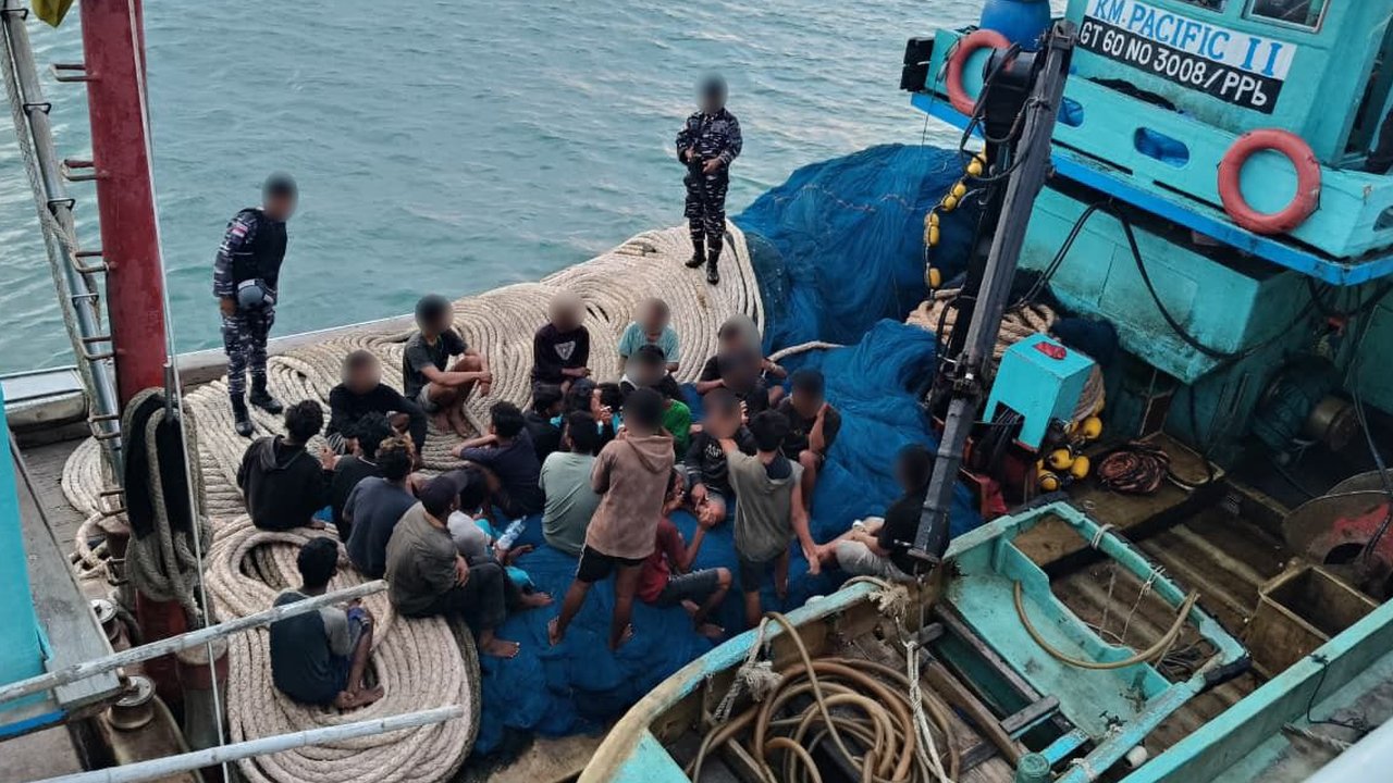 TNI AL Gagalkan Penyelundupan 49 Paket Sabu Siap Edar