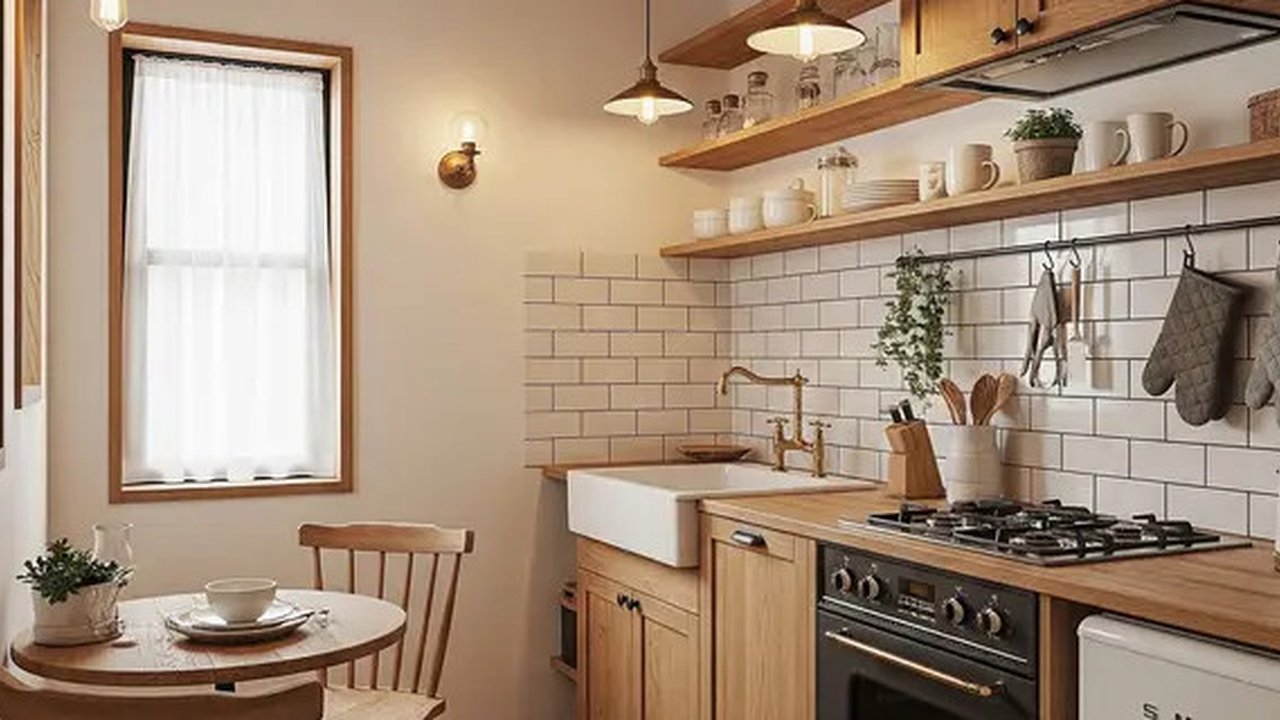 Dapur Kecil Ala Cafe Mini di Rumah Kontrakan Budget 20 Juta (AI)