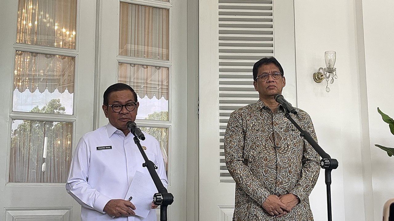 VIDEO: Kelakar Purbaya ke Pramono DBH Jakarta Dipotong 