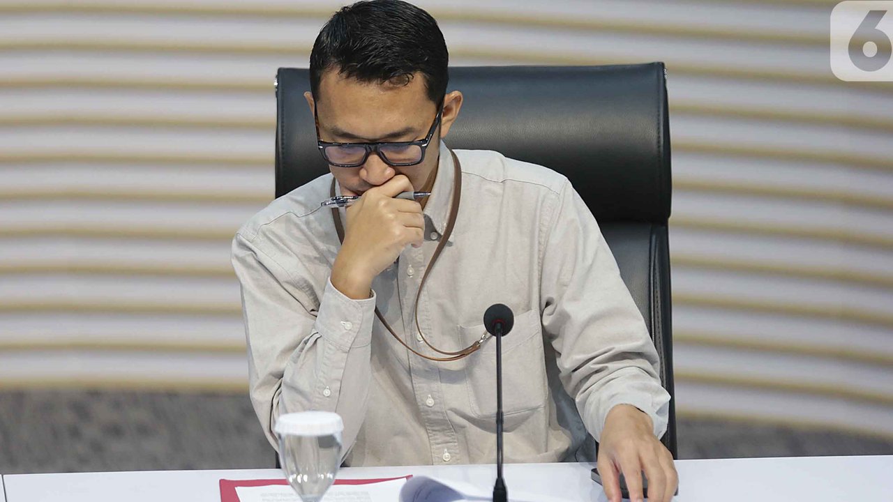 <p>Budi Prasetyo (Juru Bicara Komisi Pemberantasan Korupsi). (Liputan6.com/Helmi Fithriansyah)</p>