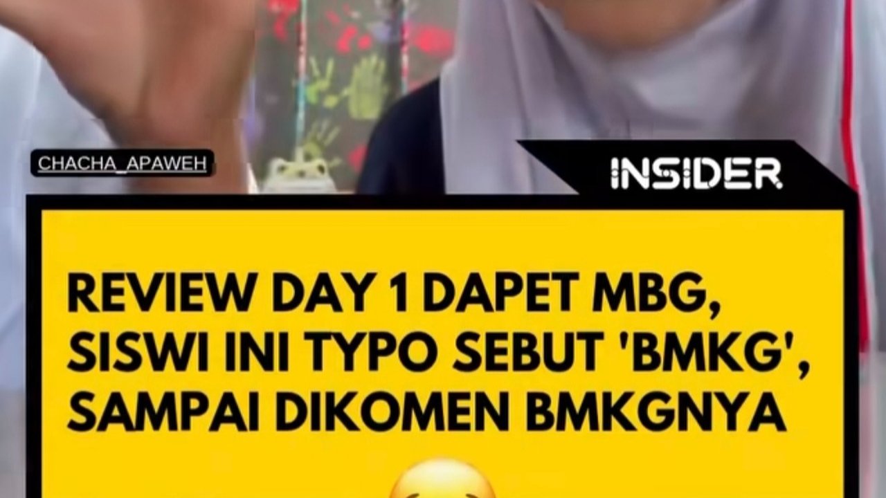 Kocak! Murid SD Salah Sebut MBG jadi BMKG, Netizen Nyeletuk: Lauknya Oseng Lempeng Tektonik